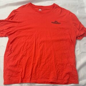 Quiksilver Men's Vibrant Red Short Sleeve Tee